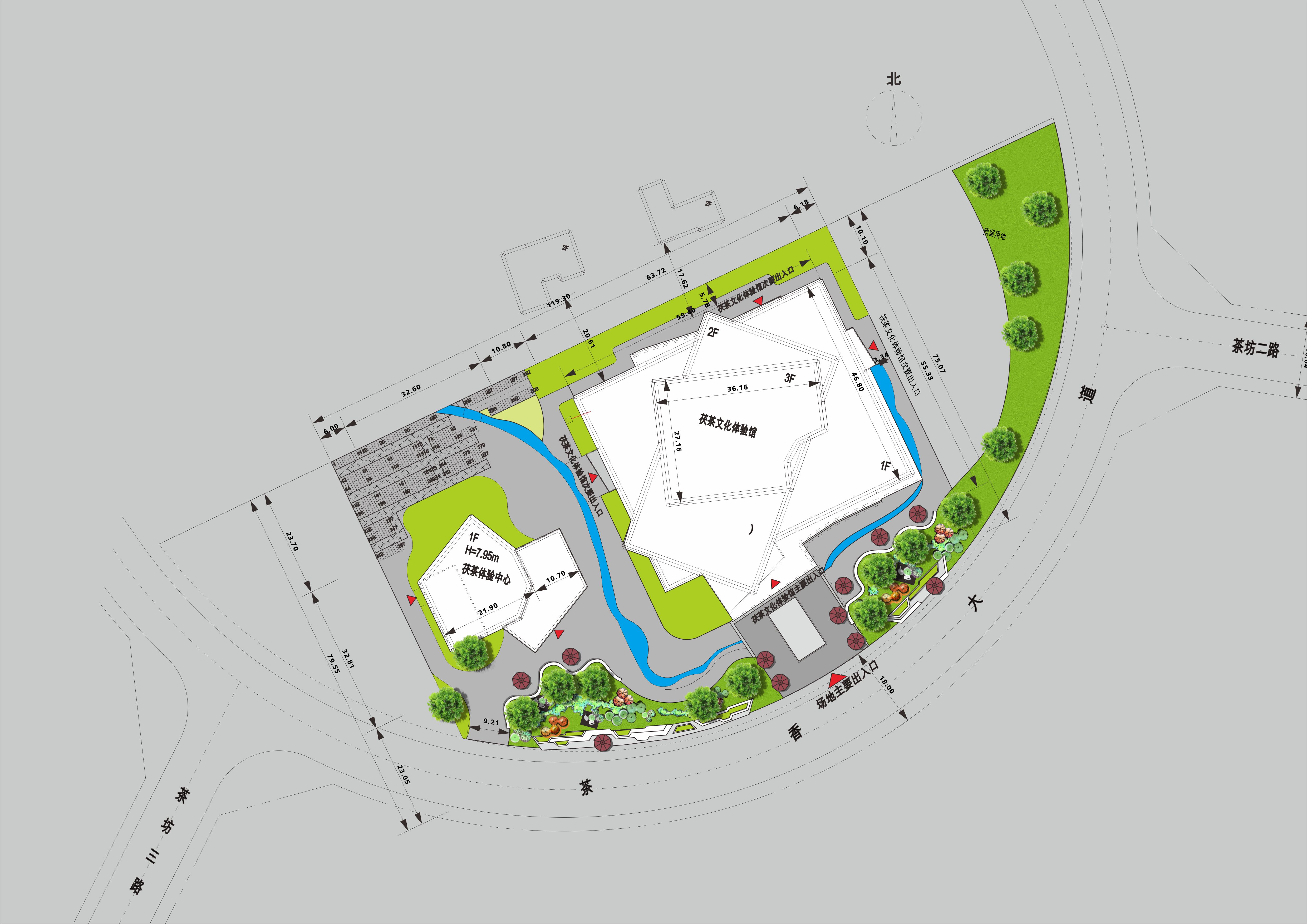 博物馆外围绿化